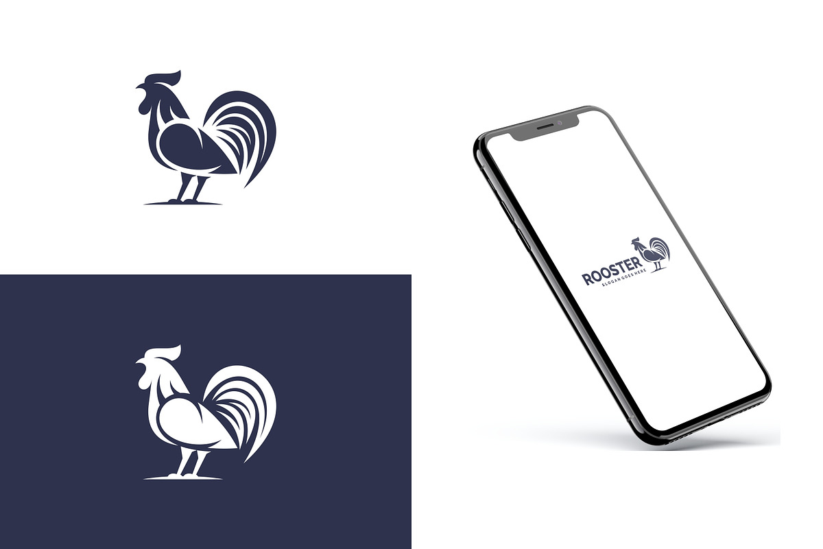 Silhouette Rooster Logo Design, a Branding & Logo Template by Artnivora.Std (Photo 3 of 5)