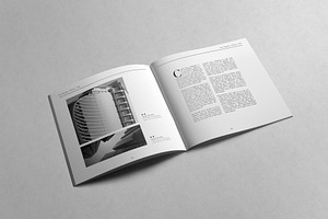 Minimal Square Magazine Template II