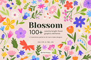 Blossom: Floral Vector Graphic Pack, a Graphic by Charmaine Yu (Thumbnail 1 of 10)