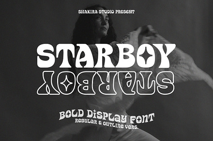Starboy - Bold Display Font, a Serif Font by Shakira Studio