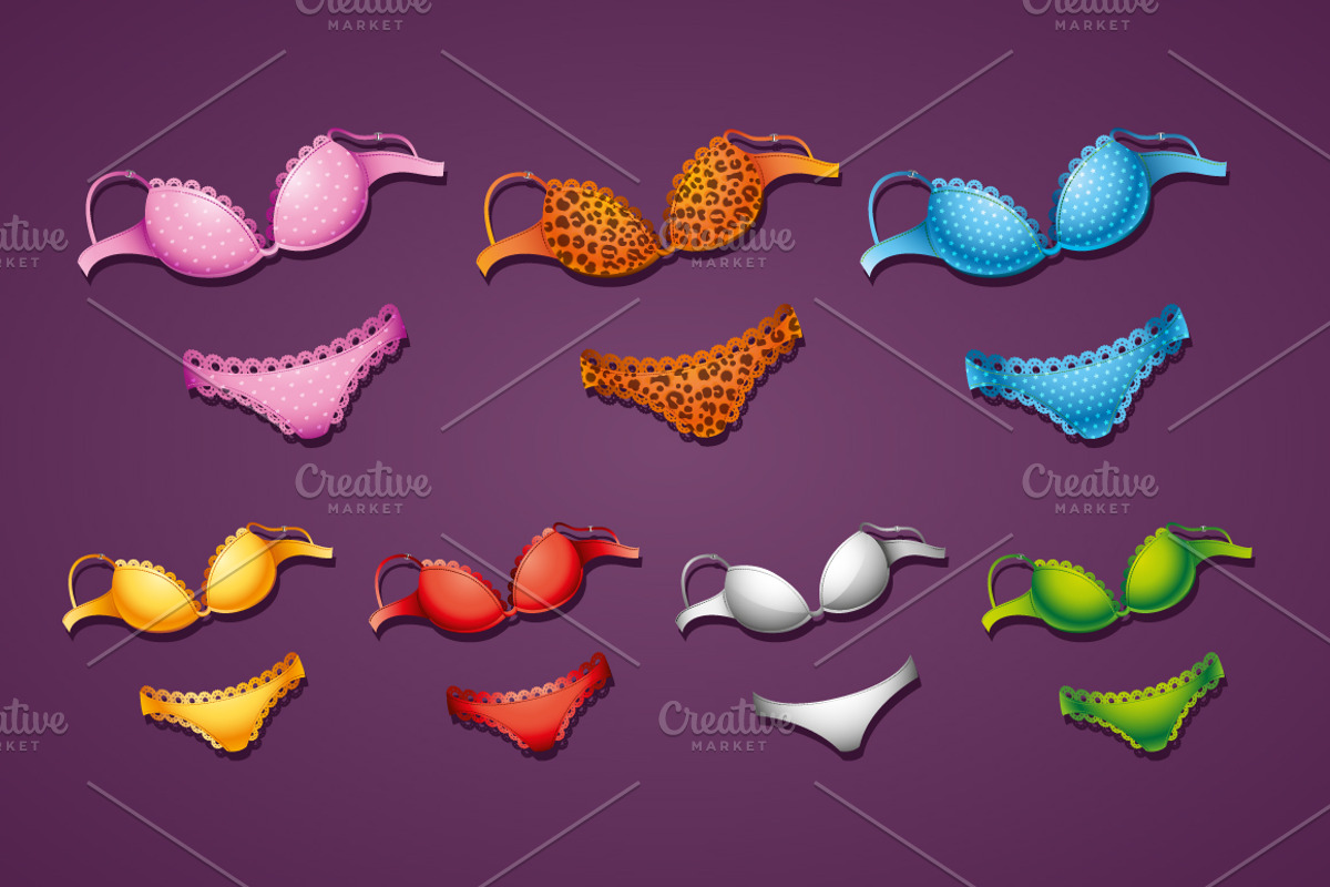 Women lingerie set, an Object Illustration by Artha Design Studio (Photo 1 of 2)