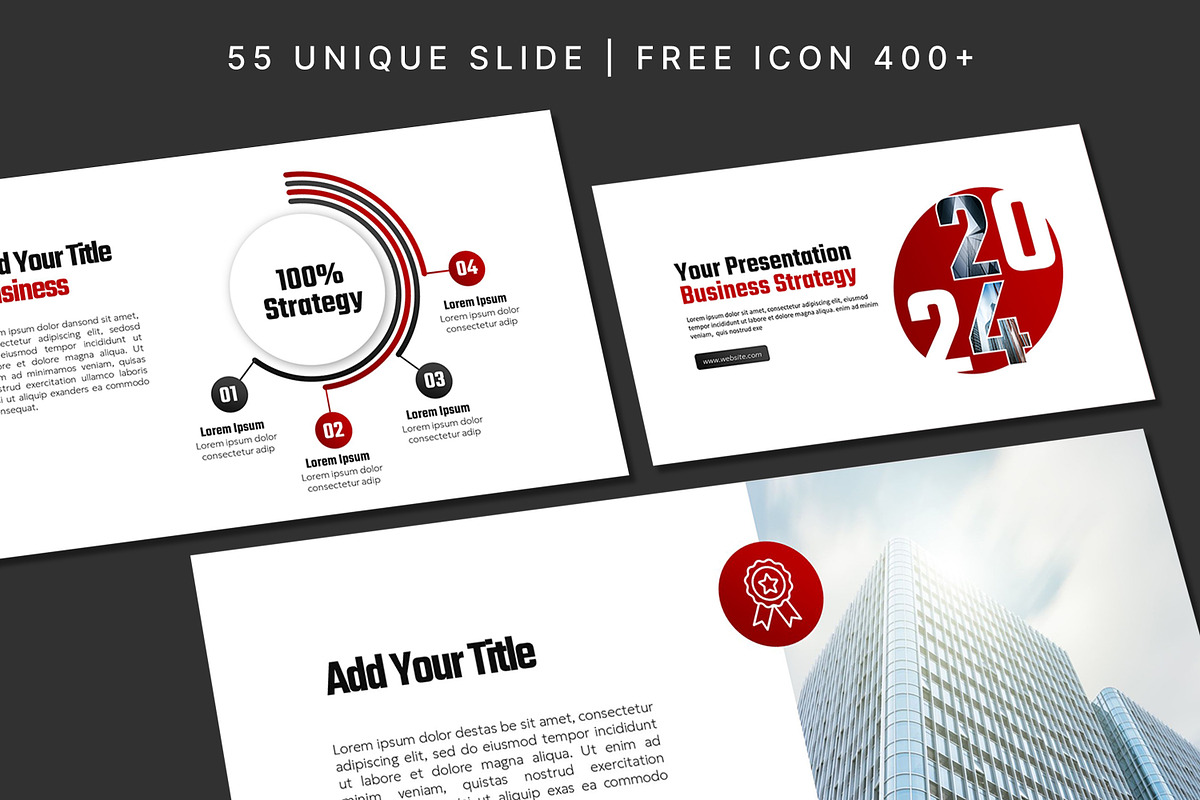 Red and Black Powerpoint Template, a Presentation Template by SKY CREATION