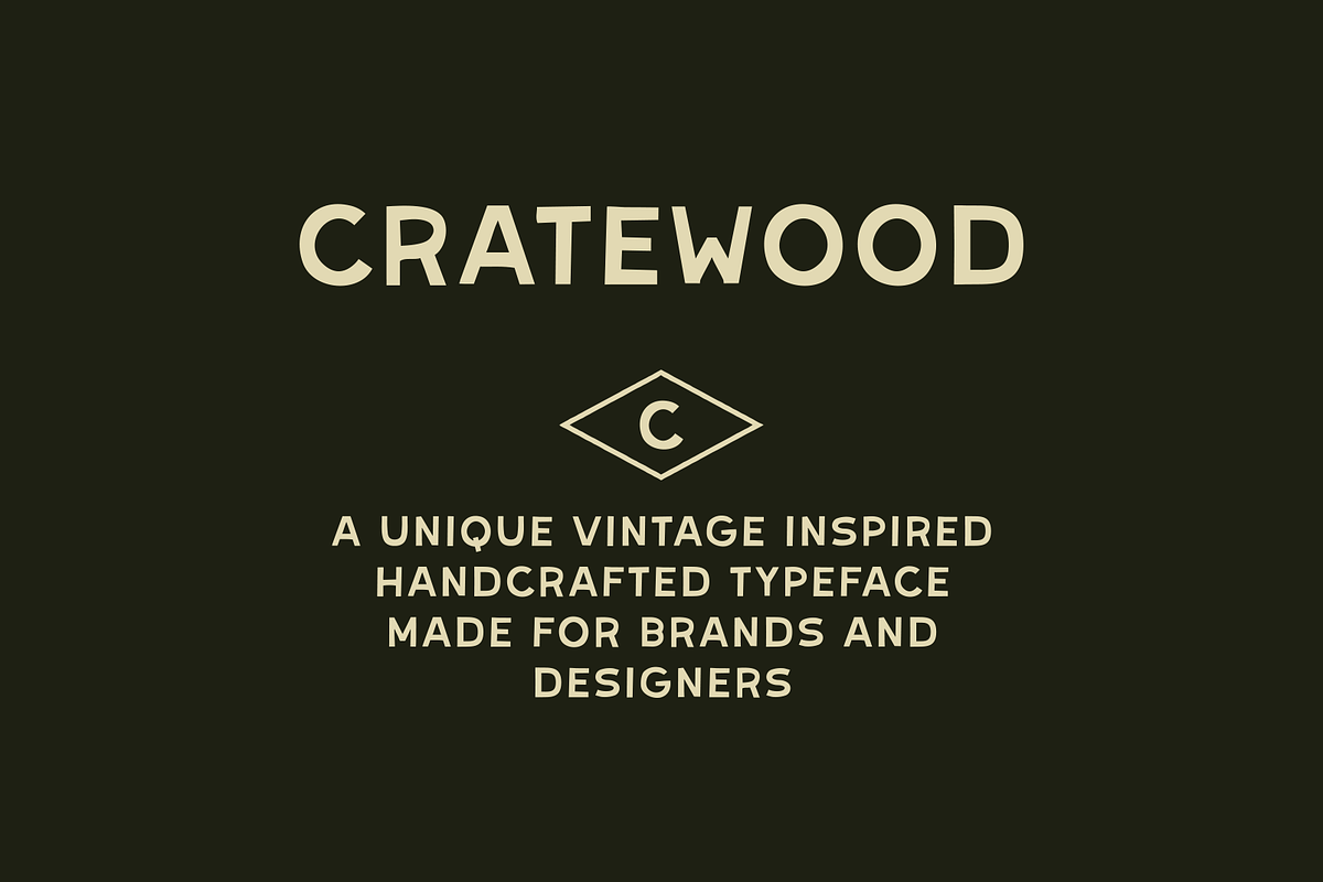 Cratewood by Ocotillo Design Studio, a Sans Serif Font by Ocotillo Design Studio (Photo 6 of 7)