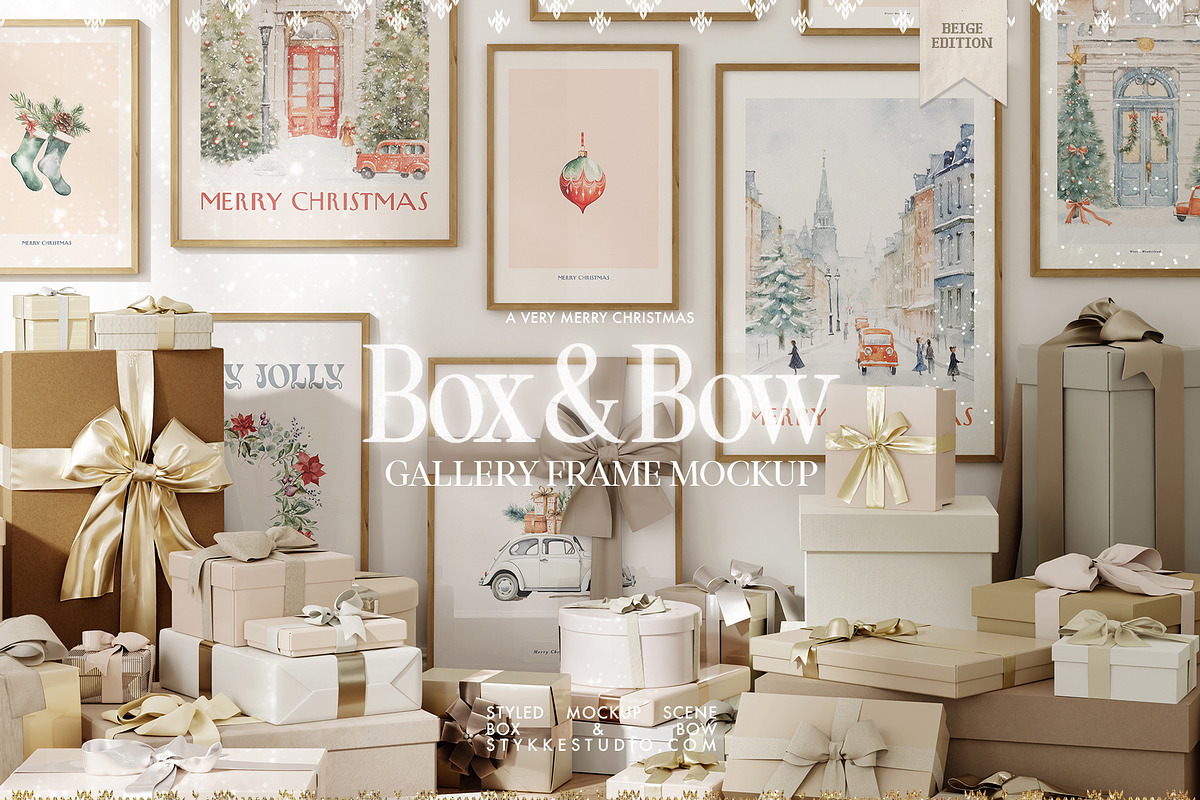Christmas Mockup | Frame Gallery, a Household Mockup by Stykke Studio (Photo 1 of 7)