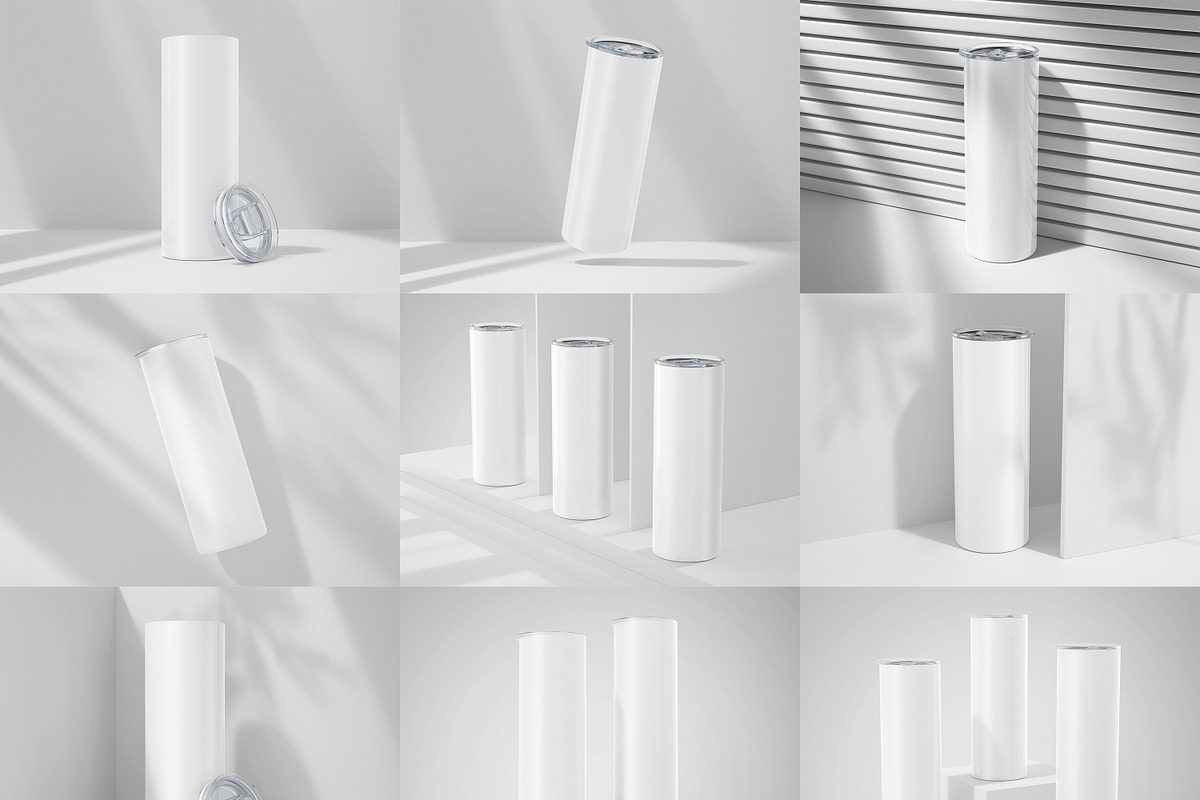 Tumbler Mockup Set v2, a Cups & Container Mockup by Mocart (Photo 10 of 11)