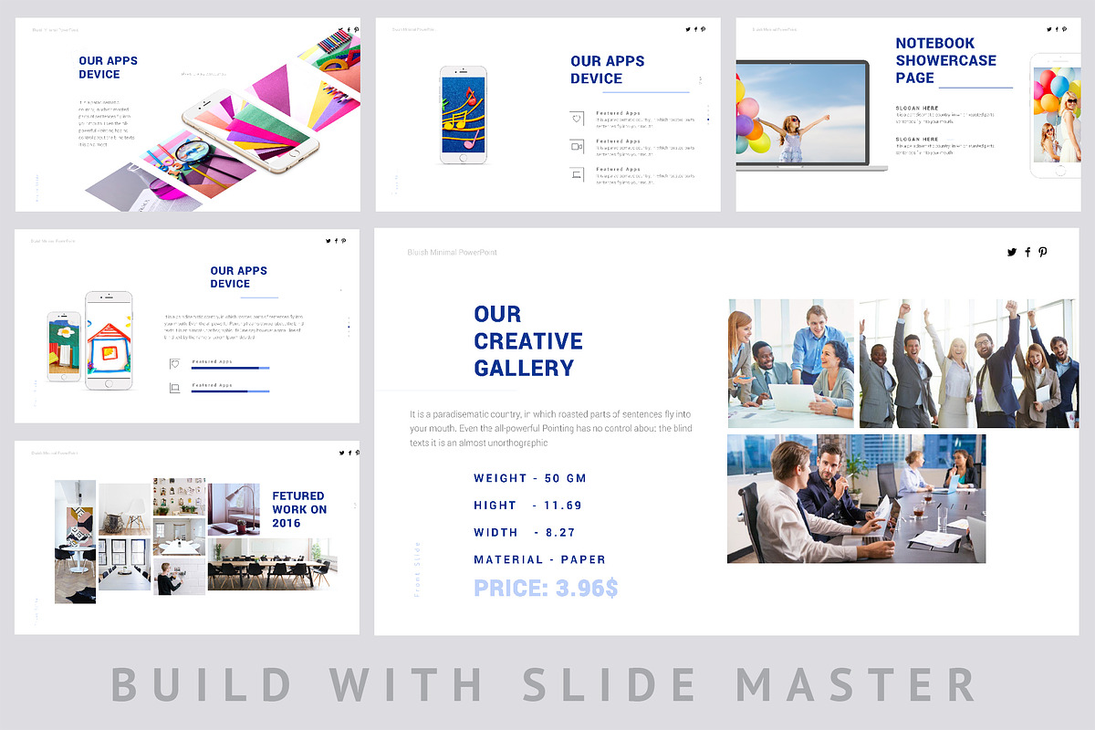 Bluish Keynote Template, a Presentation Template by ZAAS (Photo 8 of 13)