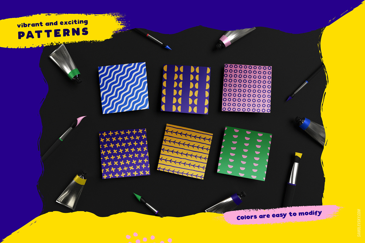 Hand-Drawn Patterns, Shapes, Brushes, a Pattern Graphic by Samolevsky (Photo 20 of 23)