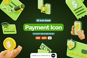 3D Payment Icon, an Object 3D Model by SLAB! Design (Thumbnail 1 of 4)