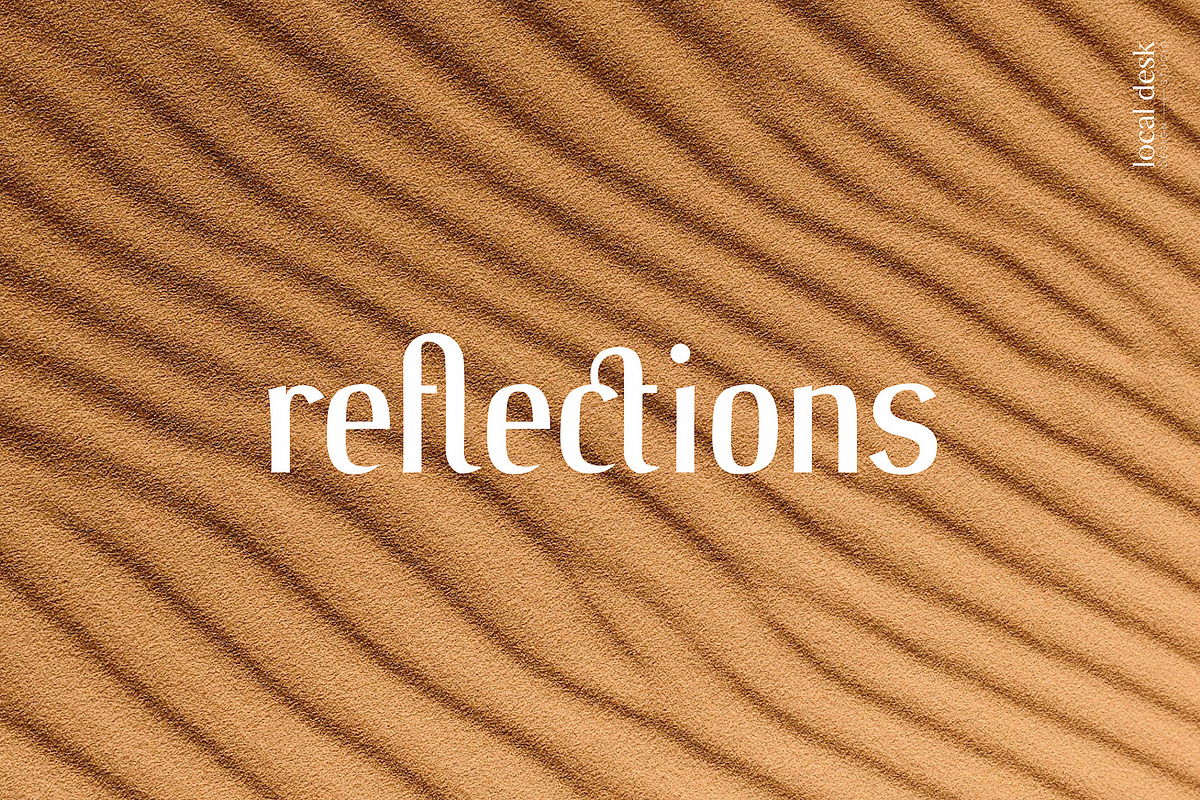 Gerda – A Calligraphic Sans Serif, a Sans Serif Font by Local Desk Designstudio (Photo 19 of 19)