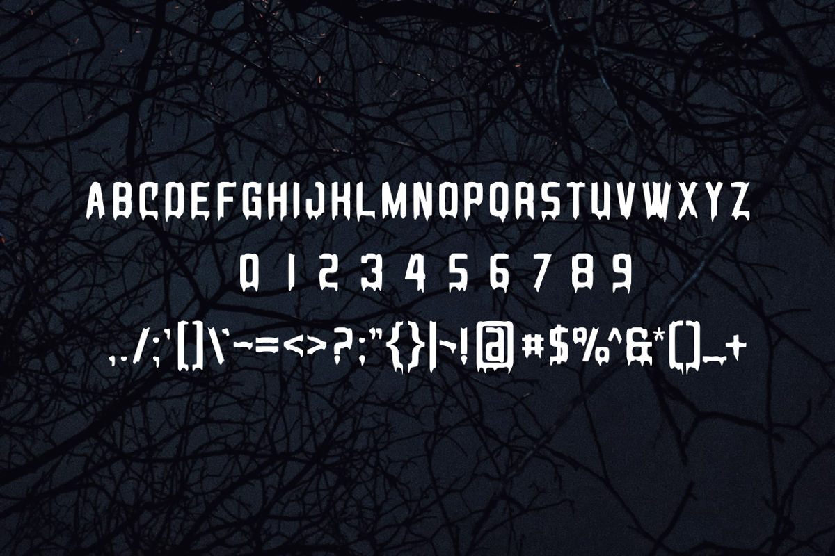 Scary Horror - Font, a Handwritten Font by artchiles_design (Photo 4 of 5)
