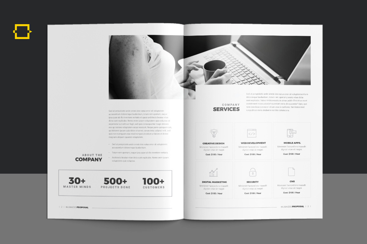 Business Proposal, a Brochure Template by DesignJanala (Photo 3 of 10)