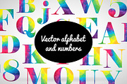 Rainbow polygonal alphabet, a Decorative Illustration by A.Lila (Thumbnail 1 of 4)
