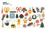 Christmas Advent Calendar Elements, an Object Graphic by AnkaDrozd (Thumbnail 3 of 7)