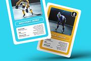Trading Cards Mockup v.4 - 12 views, a Merchandise Mockup by Illusiongraphic (Thumbnail 21 of 25)