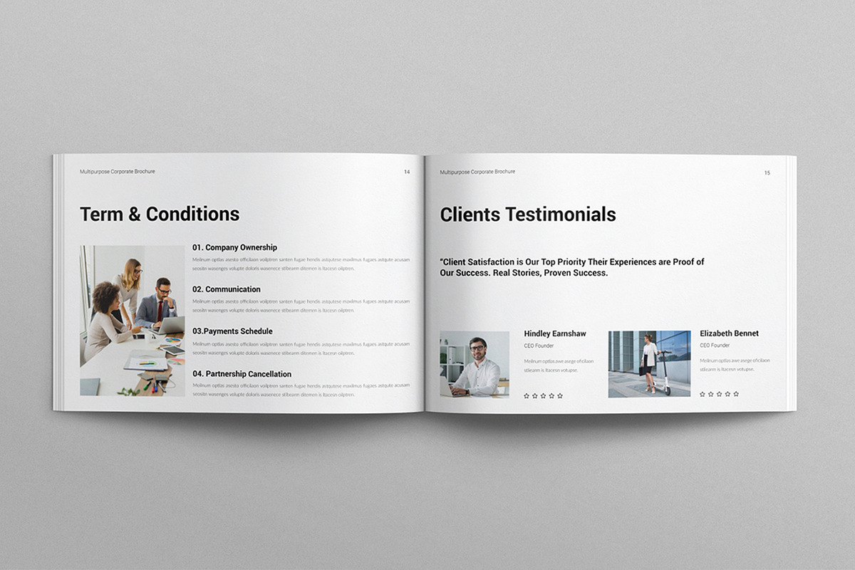Multipurpose Corporate Landscape, a Brochure Template by E-Type (Photo 6 of 7)