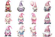 Fight Cancer Gnome Clipart, an Illustration by Design Market (Thumbnail 3 of 3)