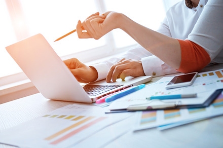 Businessmans crew working stock photo containing team and marketing
