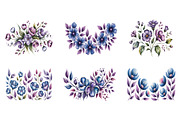 Watercolor Wildflower Flower, a Decorative Illustration by ForhadGFX (Thumbnail 10 of 12)