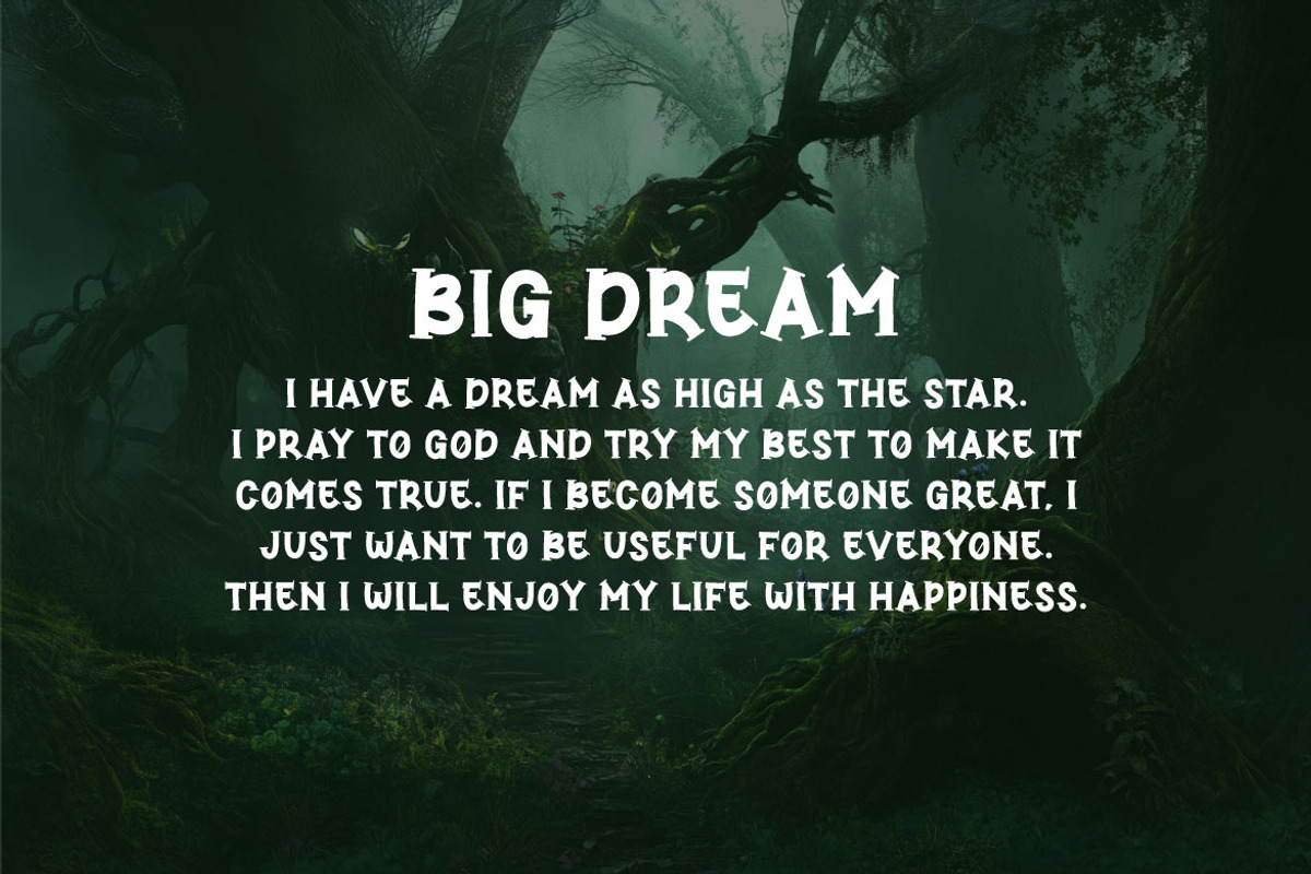 Artmospher Handwritten Display Font, a Handwritten Font by Mightyfire (Photo 3 of 4)