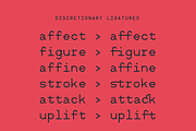 Monique Contemporary Monotype, a Font by Hederae Type Foundry (Thumbnail 7 of 7)