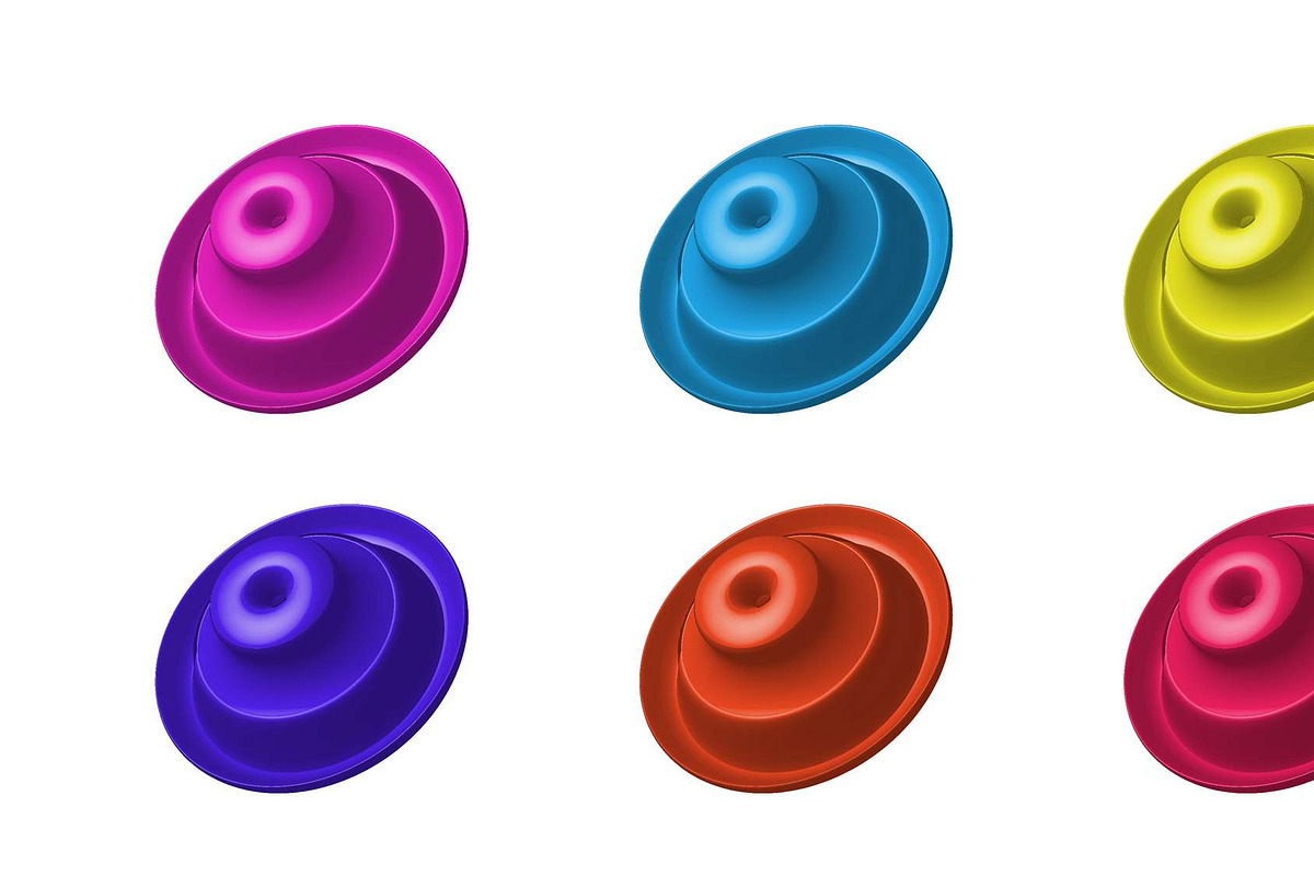 3d Geometric Vector Shape Bundle Set, an Object Graphic by NJ Himel (Photo 14 of 15)