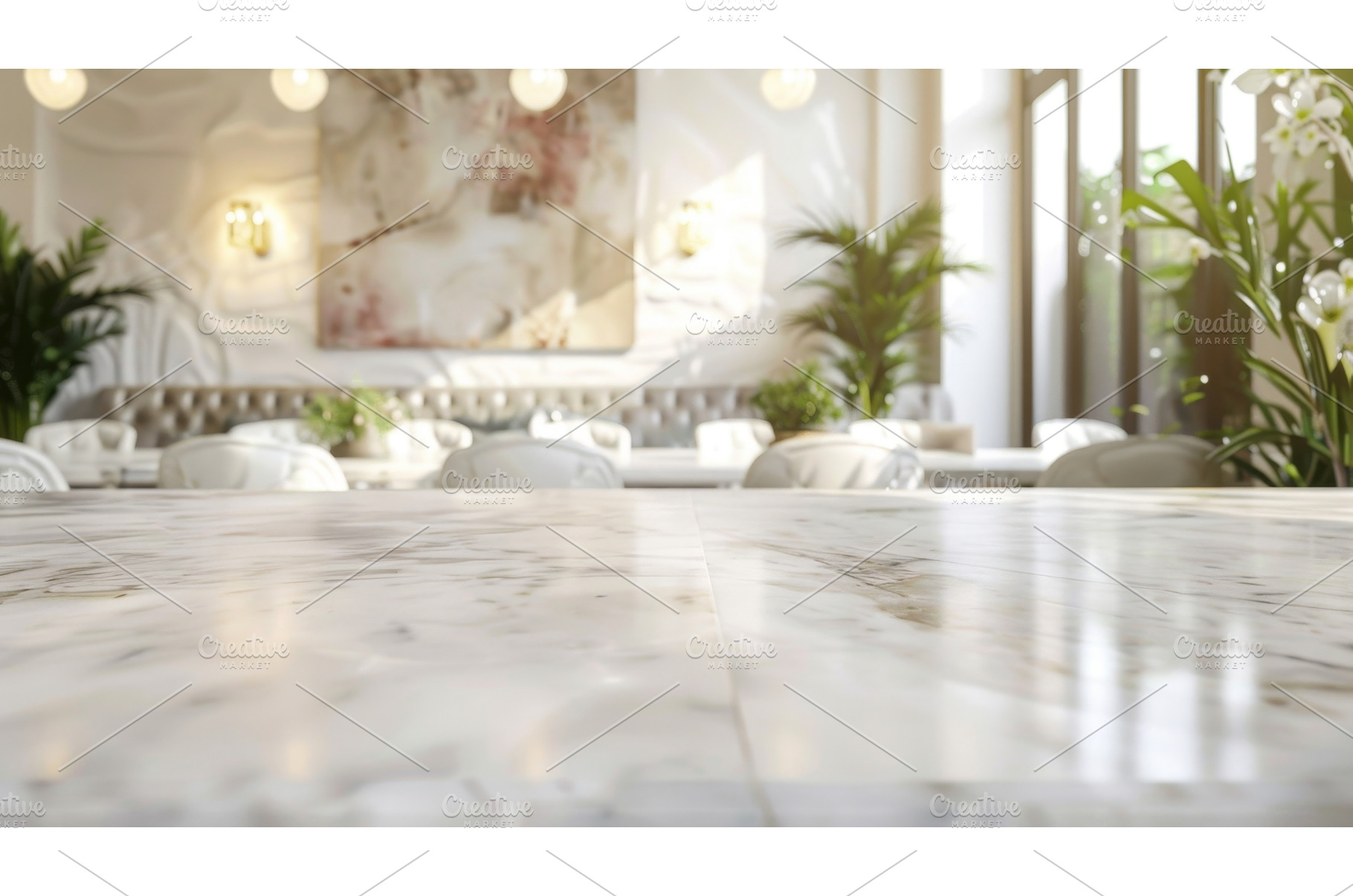 Stone marble table top, a Food & Drink Photo by piter.goskov