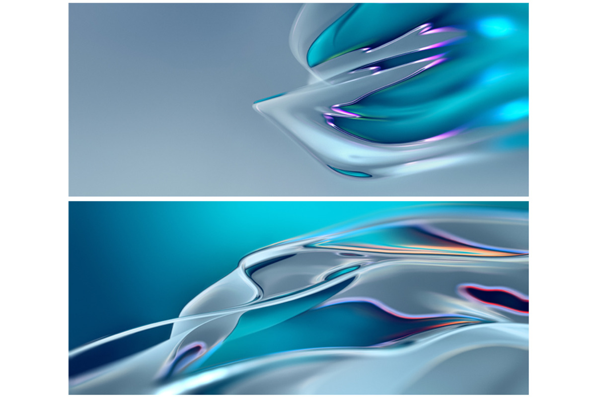 5 Abstract Turquoise 3D Backgrounds, a Background Graphic by BazziBa♥ (Photo 4 of 5)