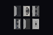 Audio Cassette Mockup Pack, a Packaging Mockup by BORT GRAPHIC (Thumbnail 2 of 8)