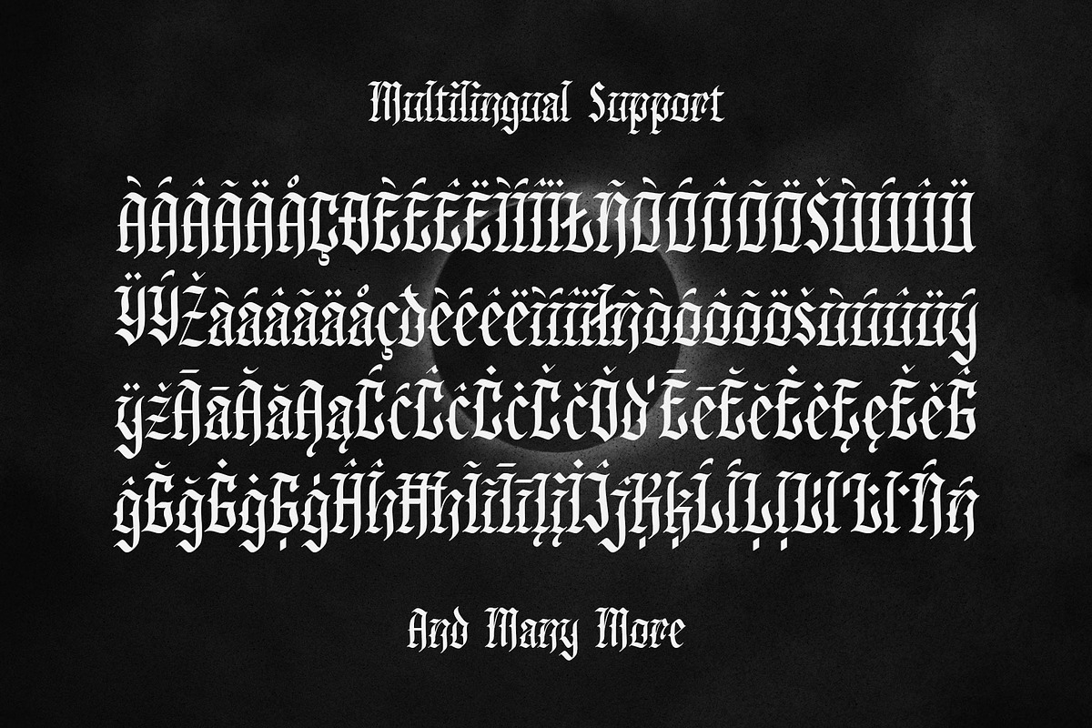 Glorious Victory - Blackletter, a Blackletter Font by Novitype (Photo 6 of 7)