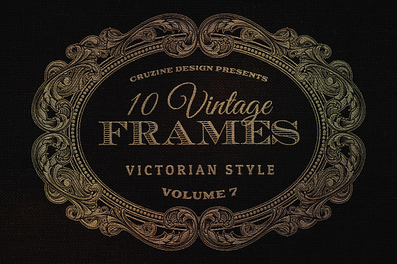 10 Frames Vol.7 - Victorian Ornament preview 6