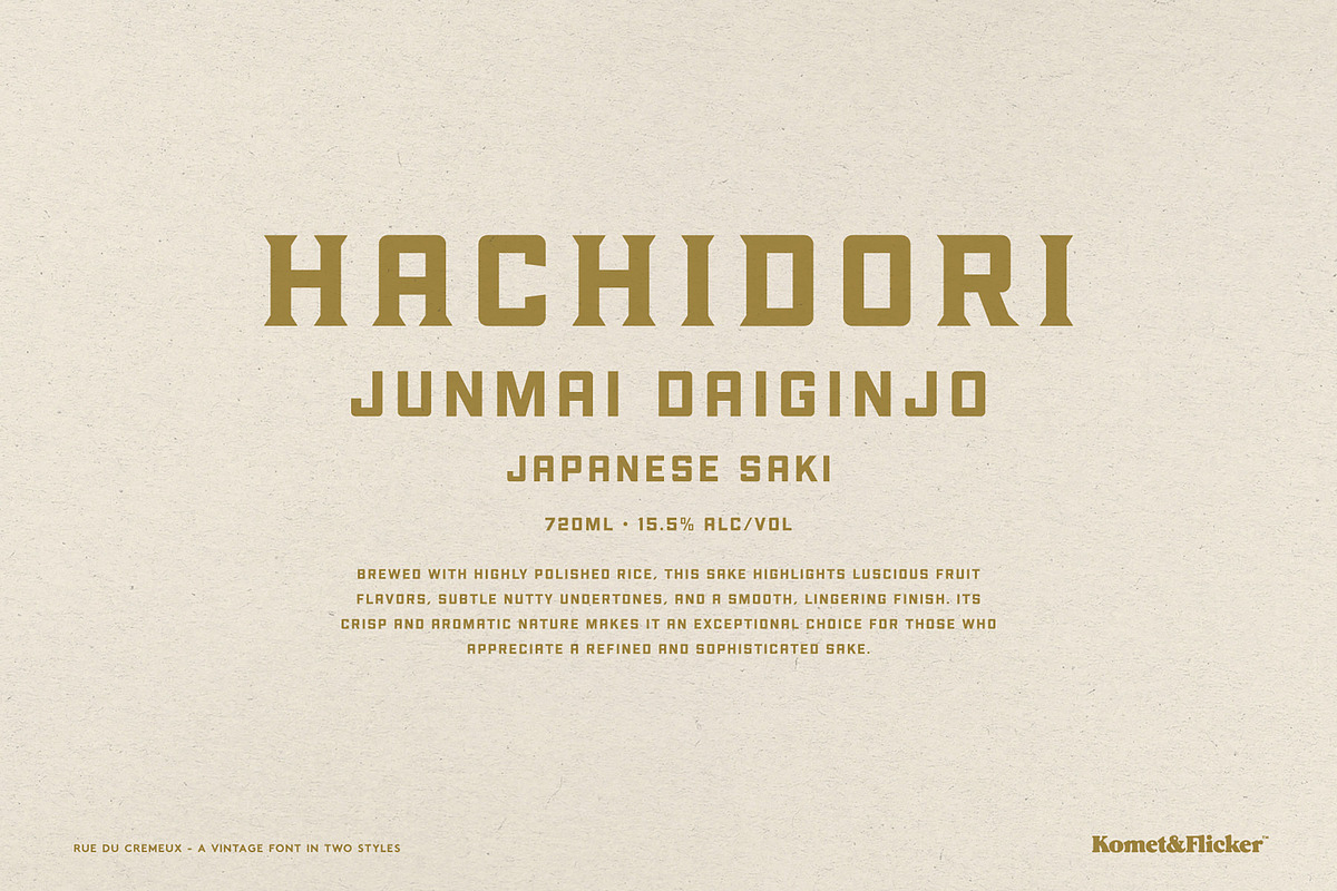 Rue Du Cremeux, a Slab Serif Font by Komet & Flicker (Photo 11 of 13)