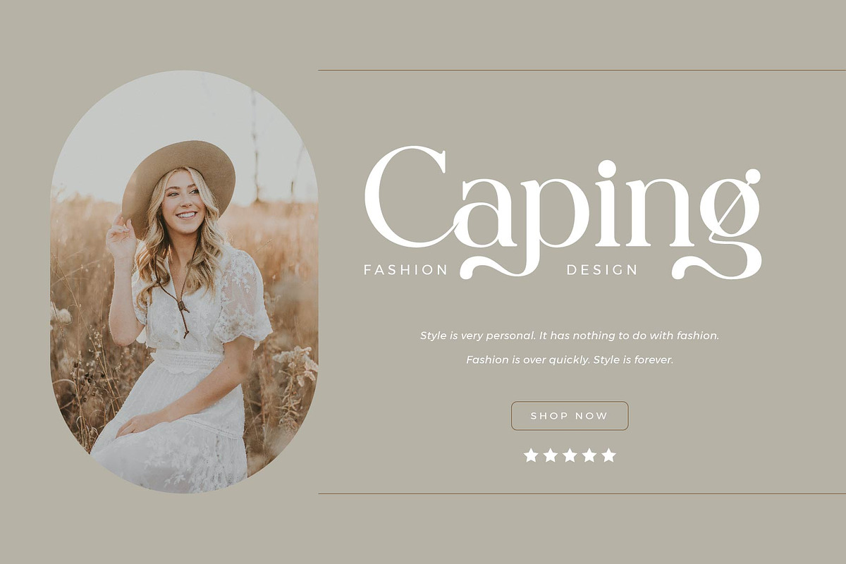 Capella - Stylish Ligature Font, a Serif Font by Aqeel_Art (Photo 2 of 9)
