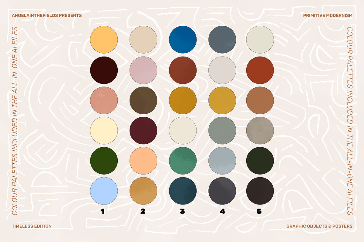 PRIMITIVE MODERNISM Vector Clipart, an Object Graphic by angelainthefields (Photo 16 of 16)