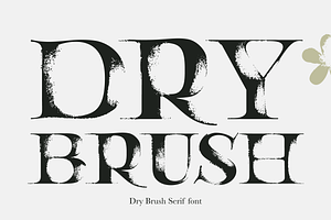 Dry Brush Serif Font