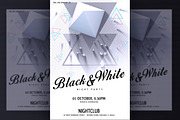 Black&White Party Flyer, a Flyer Template by graystudio (Thumbnail 5 of 5)