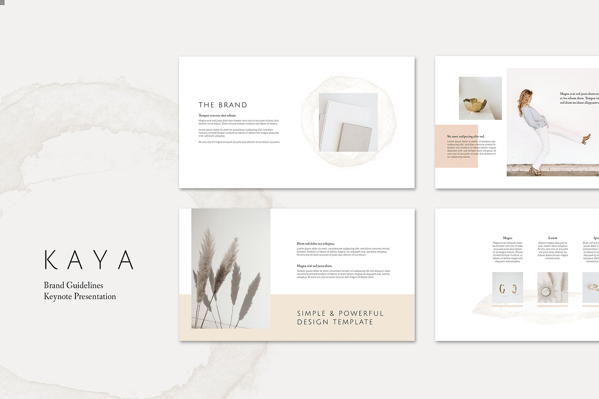 Keynote Bundle Feminine Templates, a Presentation Template by AgataCreate (Photo 7 of 14)