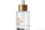 Frosted Serum Dropper Bottle Mockup, a Packaging Mockup by LESZ Design (Thumbnail 2 of 3)