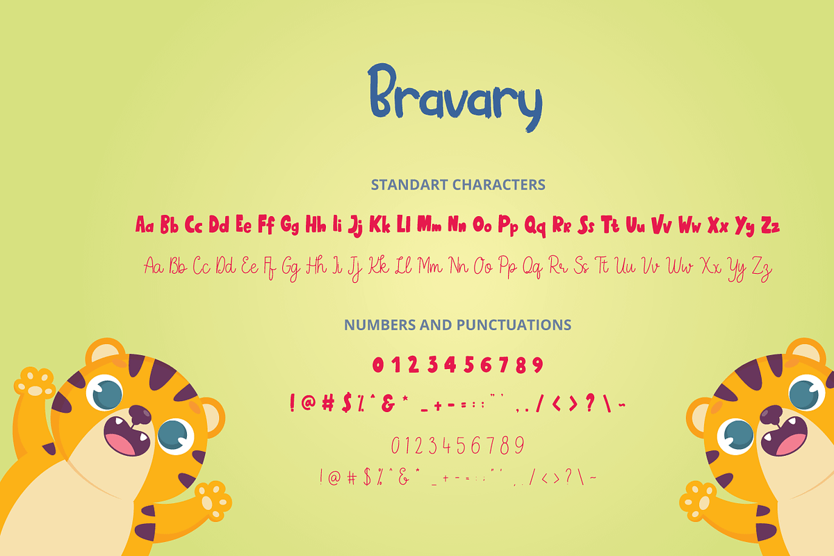 Children's Book Handwritten Font Duo, a Font by deTheme (Photo 6 of 6)