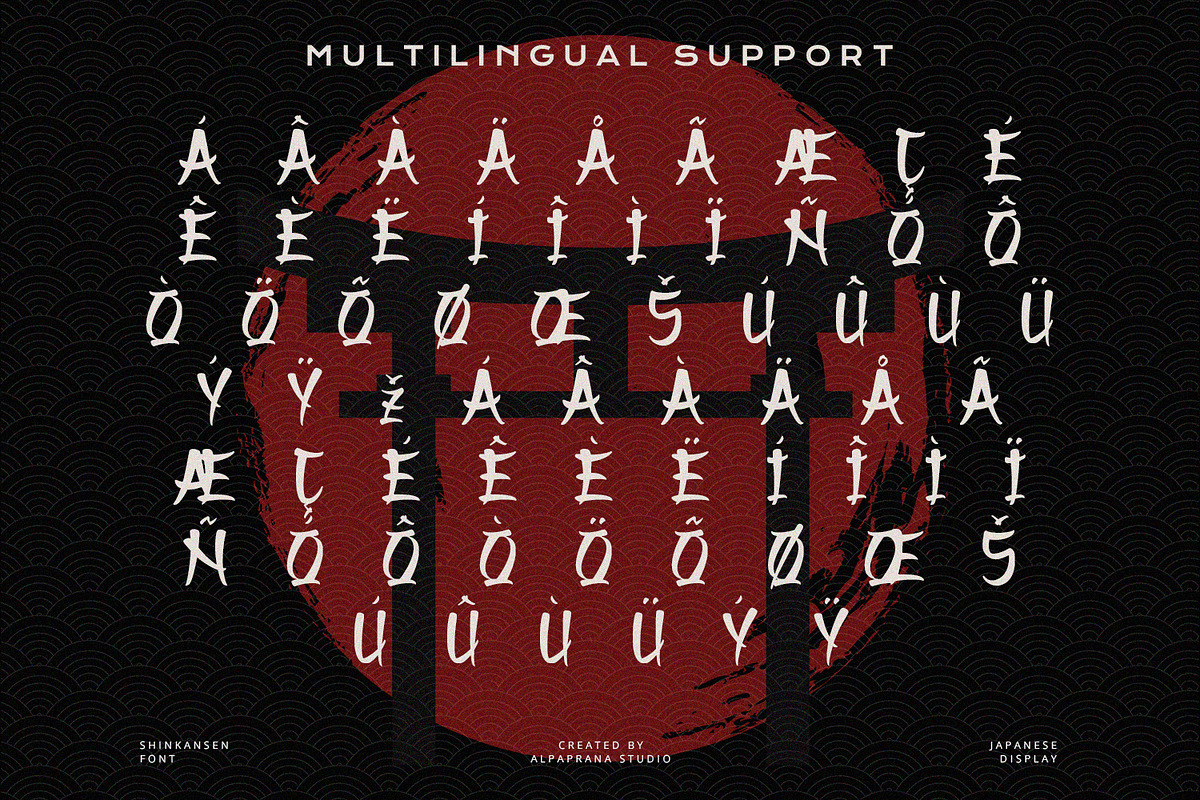 Shinkansen - Display Font, a Script Font by Alpaprana (Photo 8 of 9)