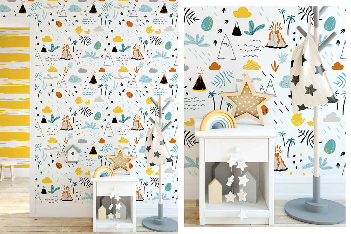 Dino set. Kids print & patterns, an Animal Illustration by Svitlana Kharchuk (Photo 11 of 13)