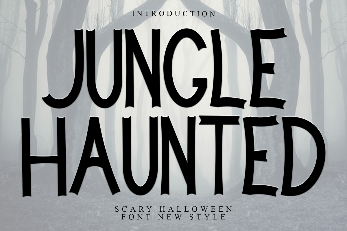 Jungle Haunted, a Serif Font by FreshTypeINK (Photo 1 of 8)