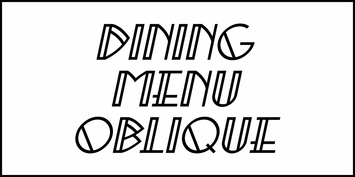 Dining Menu JNL, a Font by Jeff Levine Fonts (Photo 4 of 5)