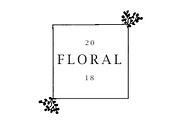Hand Drawn Floral Logo Pack- Vol 1, a Branding & Logo Template by WeavaBird (Thumbnail 2 of 4)