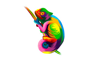 Abstract chameleon