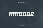 Kironar - Modern Sport Typeface, a Sans Serif Font by Letterna (Thumbnail 1 of 4)