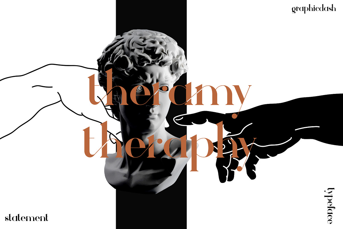 Theramy - Modern Ligature Font, a Serif Font by GraphicDash (Photo 3 of 10)