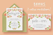 Garden Watercolour Wedding Suite, an Invitation Template by Knotted Design (Thumbnail 3 of 4)