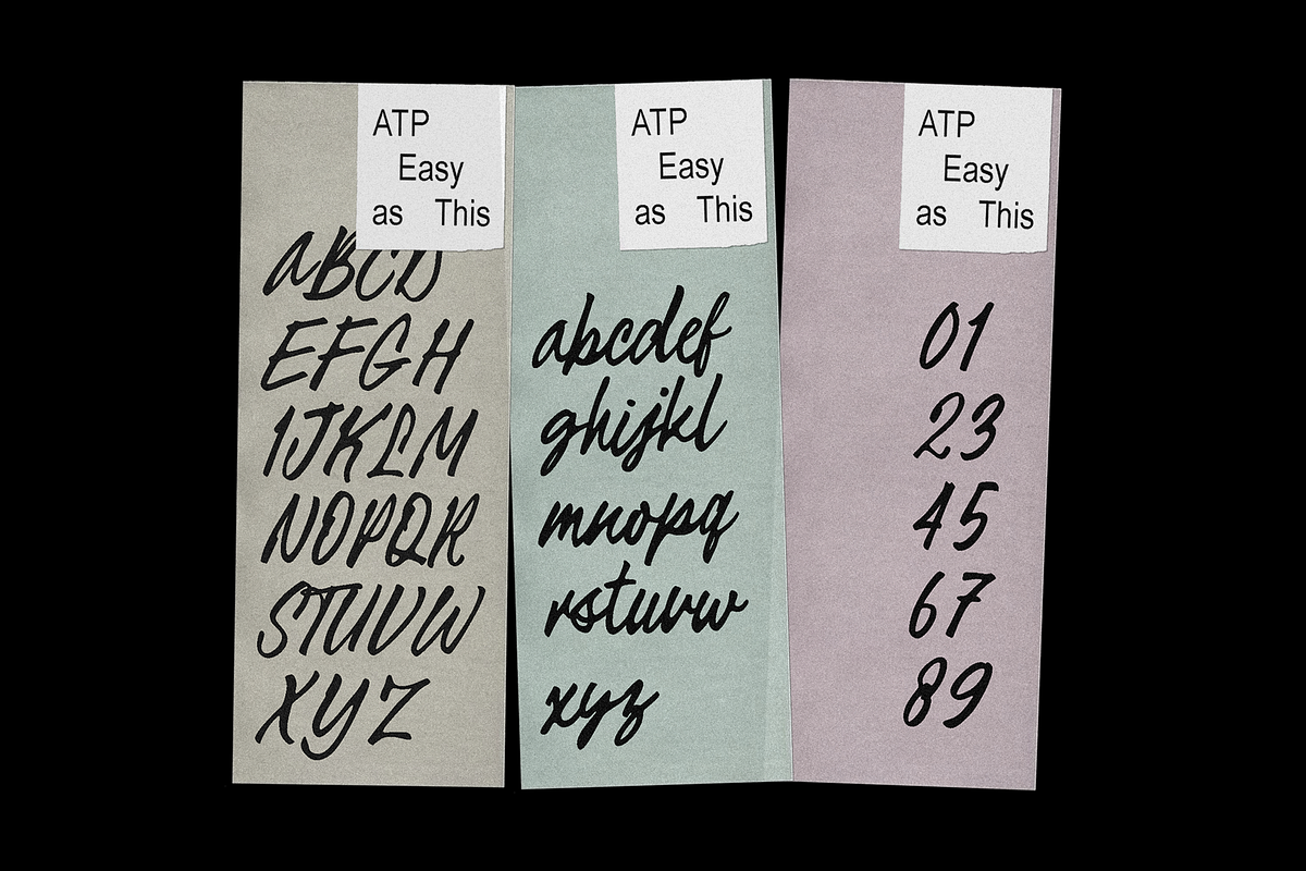 Easy as This - Handwritten Script, a Script Font by Typeparties (Photo 9 of 10)
