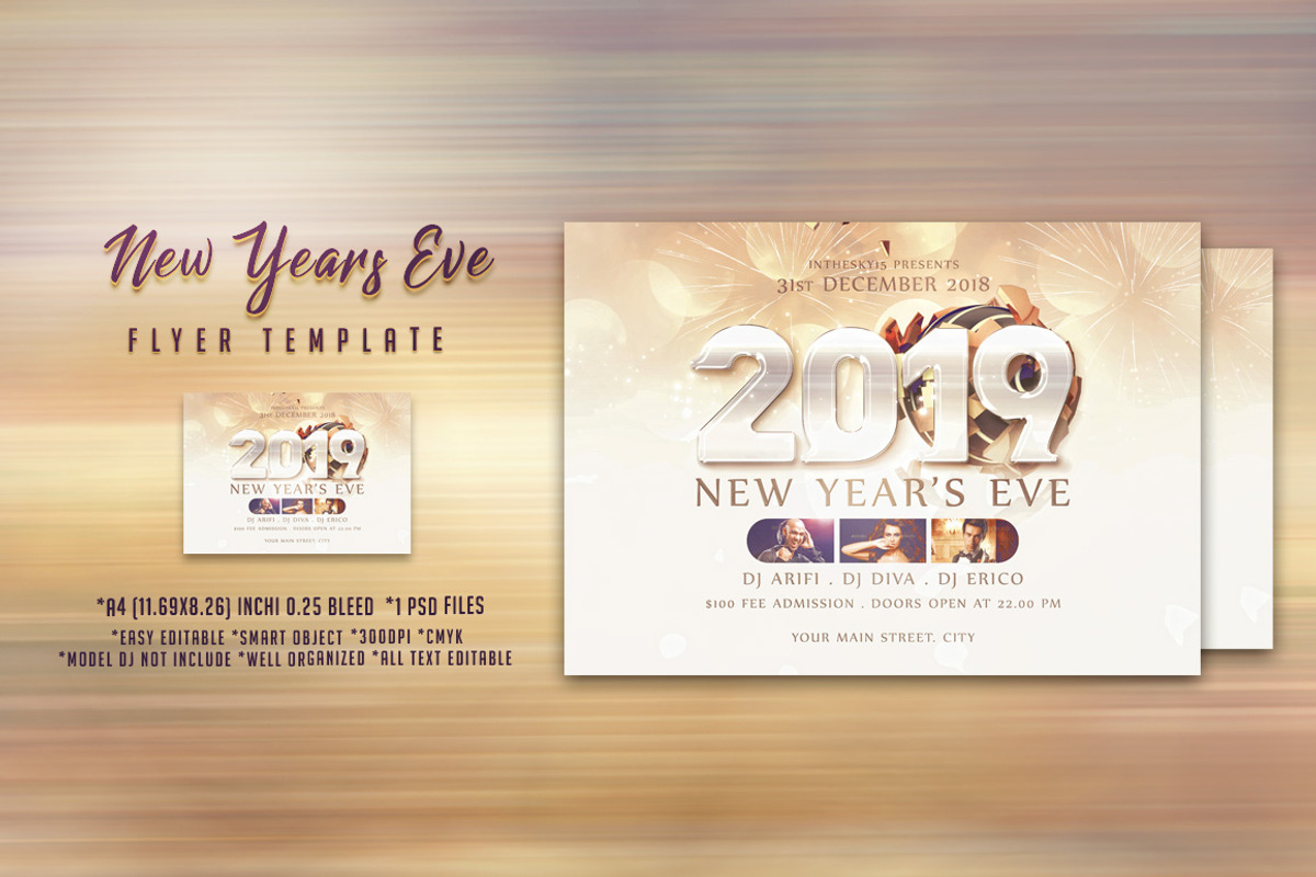 New Years Flyer Bundle V2, a Flyer Template by InTheSky15 (Photo 6 of 6)
