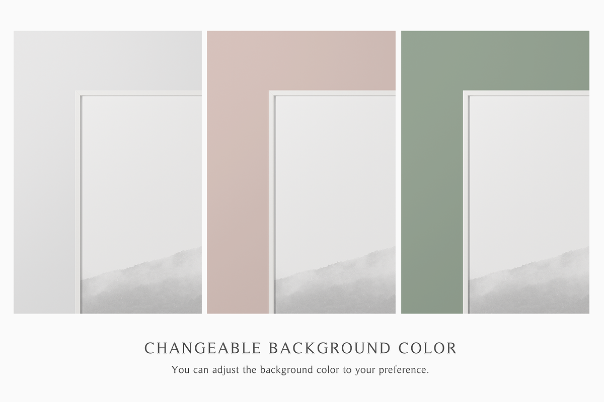 A4 Portrait Frame Mockup Bundle, a Household Mockup by Lelu Art Design (Photo 9 of 11)